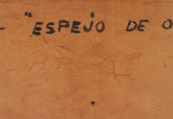 Manuel Rivera, Espejo de otono, 1967, signature