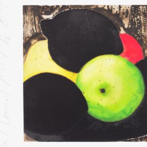 Donald Sultan, Apples and Lemons, 2005, detail