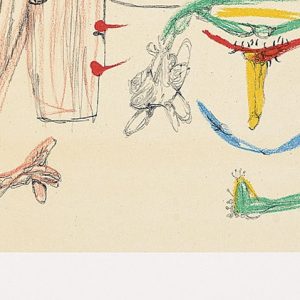 Roberto Matta, Crucifixion, 1979, edition and signature
