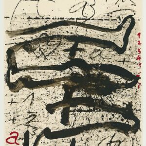 Antoni Tàpies, Memoire de la Liberté, 1990